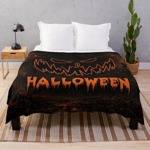 Item preview, Halloween Horror Pumpkin Face | Spooky Haunted Night Art designed and sold by Fei Long Design Hub.