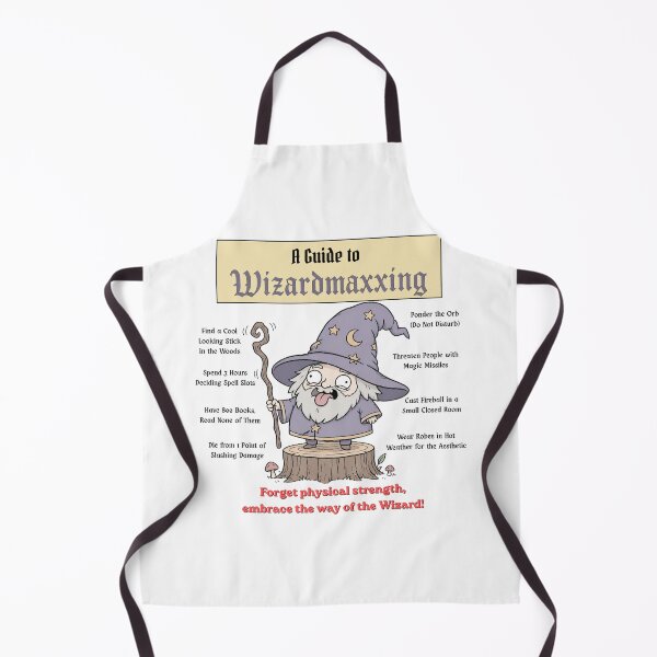 Item preview, A Guide to Wizardmaxxing (Light Edition) - DND Wizard RPG Meme Vintage Graphic designed and sold by Dice_Goblin_Studio.