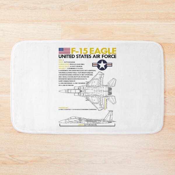 Item preview, USAF F-15C Eagle Blueprint | Technical Aircraft Illustration & Aviation Art designed and sold by Magazine Combate.