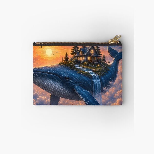 Item preview, Sky Whale – Floating Cottage Fantasy designed and sold by WonderDokkan.