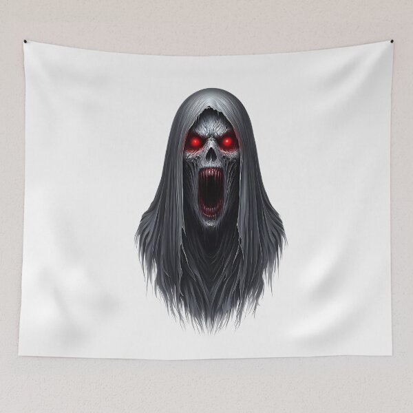 Item preview, ? Terrifying Grim Reaper T-Shirt | Horror Graphic Tee for Halloween | Gothic Fashion Gift designed and sold by ColorClouds.
