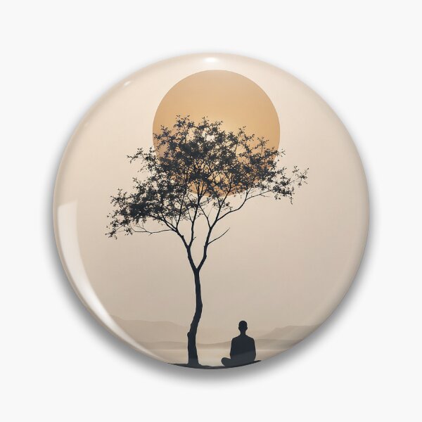 Item preview, Stillness Within Minimalist Spiritual Art designed and sold by SacredLensV.