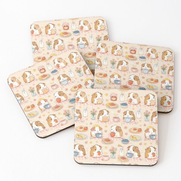 Item preview, Guinea Pig Cozy Breakfast Pattern designed and sold by Soft Berry Studio.