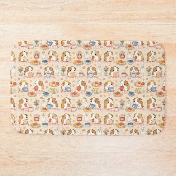 Item preview, Guinea Pig Cozy Breakfast Pattern designed and sold by Soft Berry Studio.