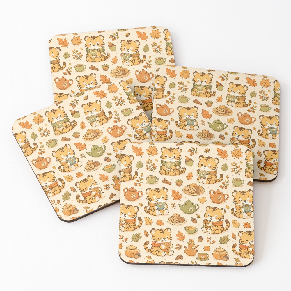Item preview, Coasters (Set of 4) designed and sold by SoftBerryStudio.