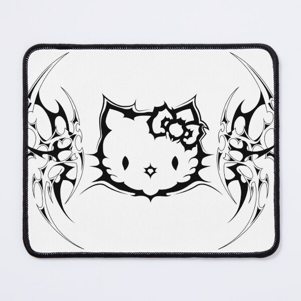 Item preview, Hello Cyber Dark kitty. Hello Cybergoth art kitten. designed and sold by Tribalgothss.