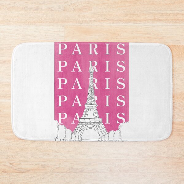 Item preview, Paris Eiffel tower pink designed and sold by dudaoliveira.art.