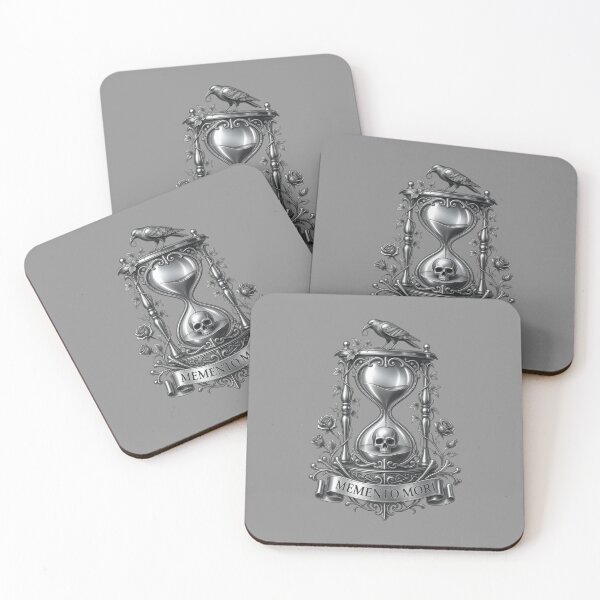 Item preview, Memento Mori Skull Hourglass Gothic Wall Art designed and sold by MarCinu Art.