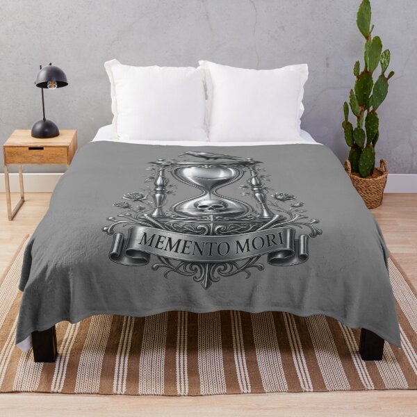 Item preview, Memento Mori Skull Hourglass Gothic Wall Art designed and sold by MarCinu Art.