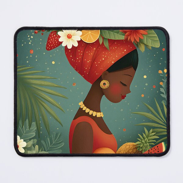 Item preview, Fruity Elegance A Woman in Nature's Embrace designed and sold by Artessie.