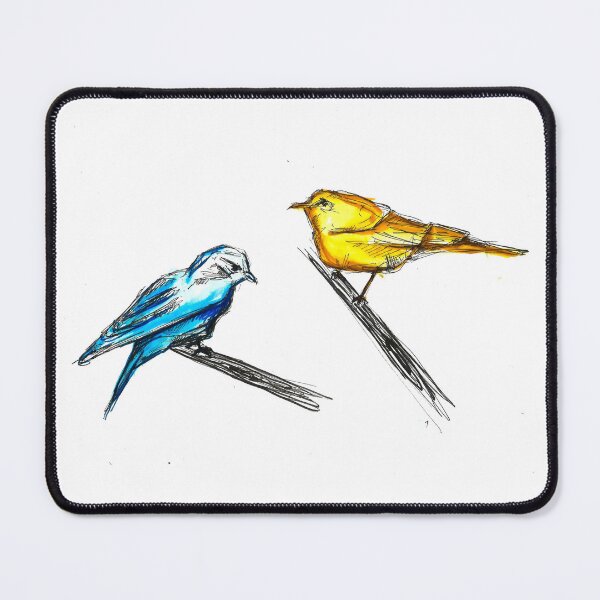 Item preview, blue and yellow bird designed and sold by lilabitten.