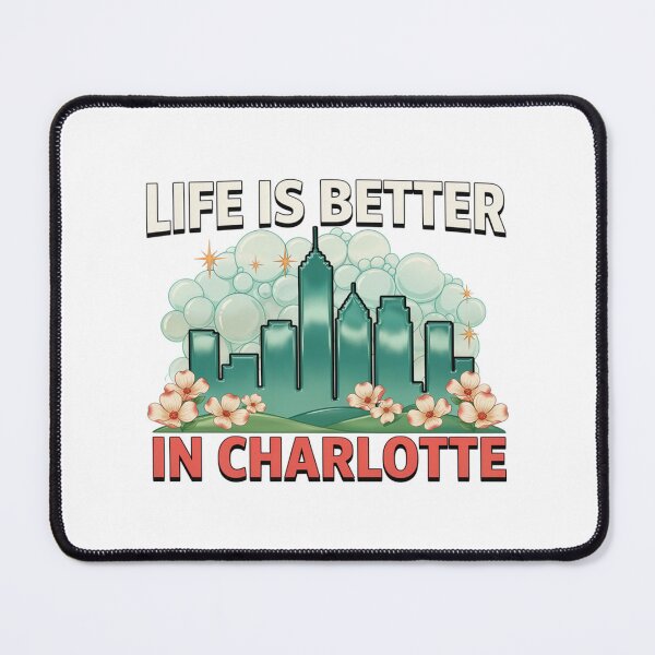 Item preview, Life Is Better In Charlotte Skyline Floral designed and sold by ColeLaniTrading.