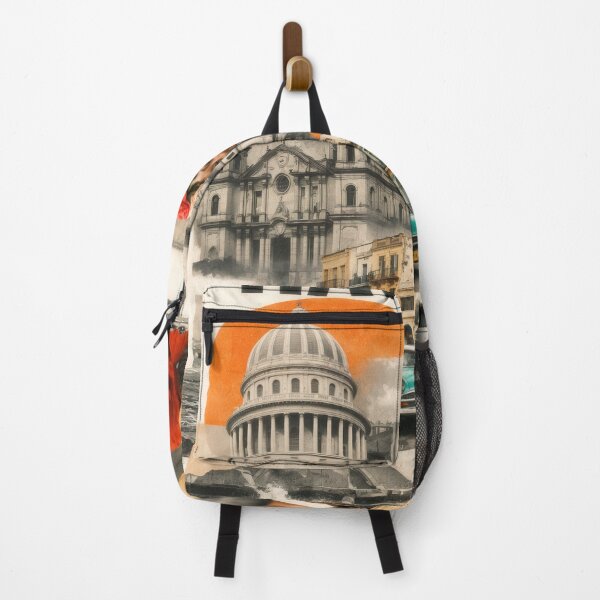 Item preview, Wall Art - Postcard - Havana Cultural Collage designed and sold by ForeverPrintsOK.