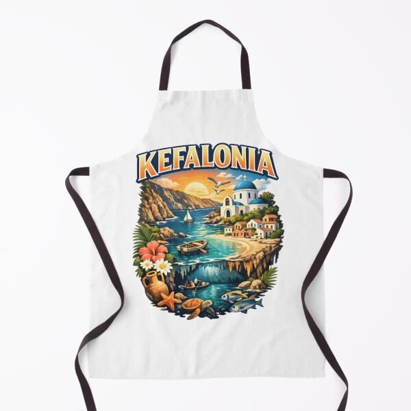 Item preview, Kefalonia Greece Vintage Travel designed and sold by CatLovers Studio.