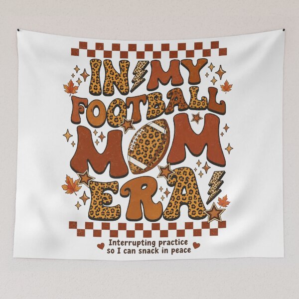 Item preview, In My Football Mom Era Leopard Retro Football Mom designed and sold by Yellowriversss.