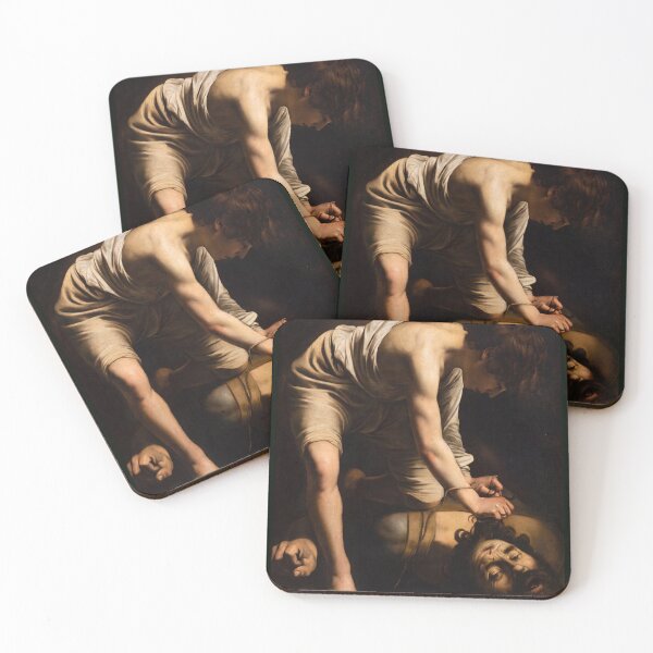 Item preview, David Victorious Over Goliath Baroque Scene designed and sold by artofuniverse.