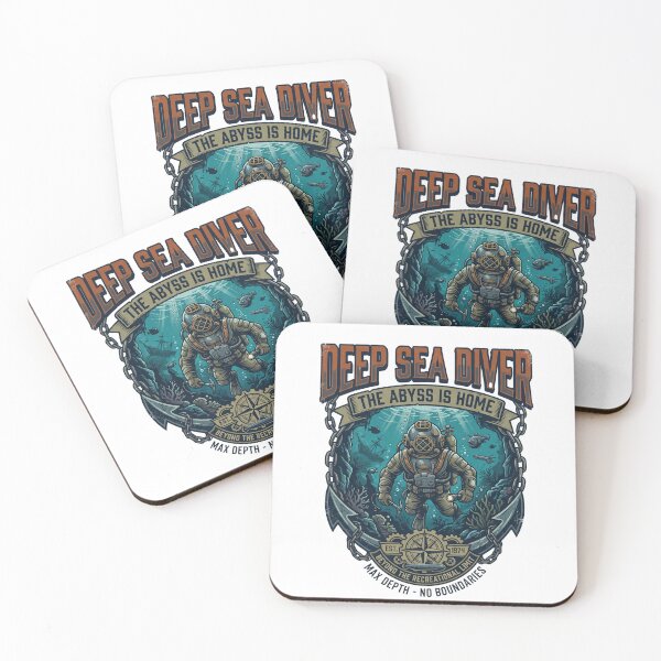 Item preview, Deep Sea Diver The Abyss Is Home Vintage Nautical Art designed and sold by rich-moda.