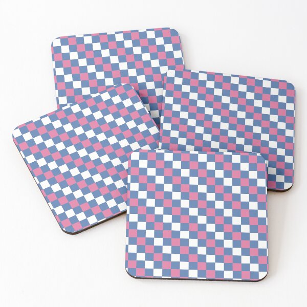 Item preview, Checkered Pattern Blue and Pink designed and sold by Manic Purgatory.