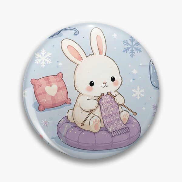 Item preview, Rabbit Winter Knitting Pattern designed and sold by Soft Berry Studio.