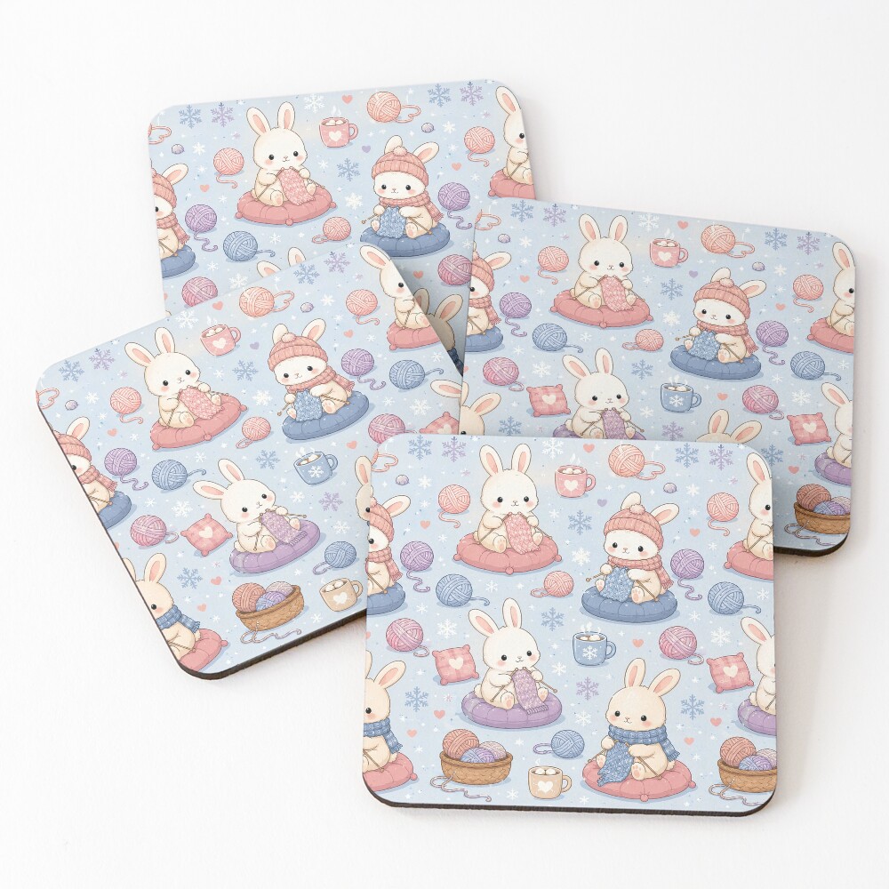 Item preview, Coasters (Set of 4) designed and sold by SoftBerryStudio.