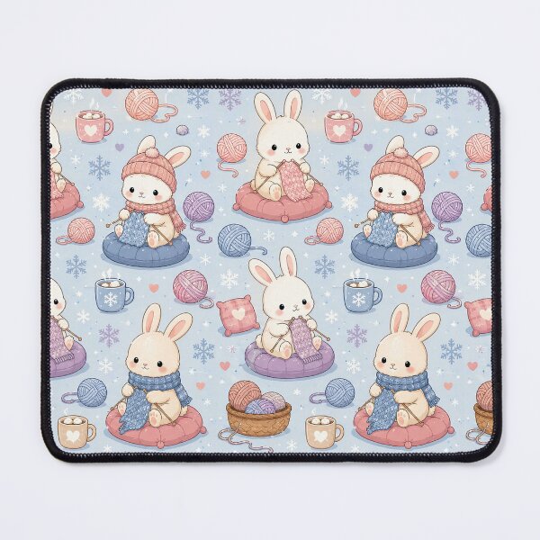 Item preview, Rabbit Winter Knitting Pattern designed and sold by Soft Berry Studio.