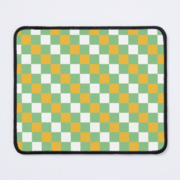 Item preview, Checkered Pattern Green and Yellow designed and sold by Manic Purgatory.