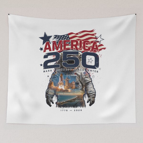 Item preview, America 250 Cape Canaveral T-Shirt | Astronaut Rocket Launch Patriotic 1776-2026 Tee v4 designed and sold by DarylWelsh2024.