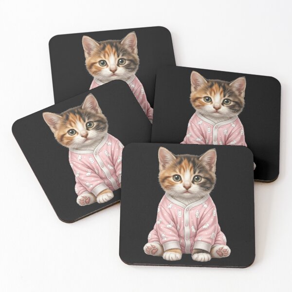 Item preview, Cute kitten in baby clothes. designed and sold by ReneMM.