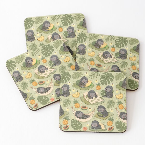 Item preview, Baby Gorilla Cozy Jungle Nap Pattern designed and sold by Soft Berry Studio.