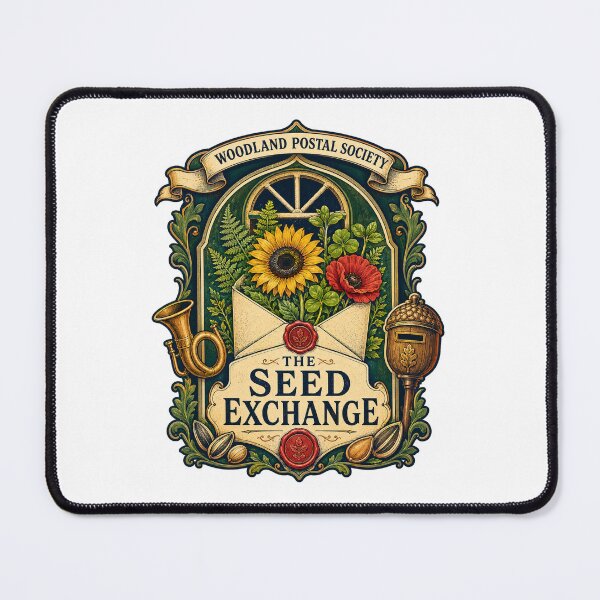 Item preview, Woodland Seed Exchange Post Office designed and sold by Mosslume Studio.