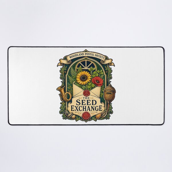 Item preview, Woodland Seed Exchange Post Office designed and sold by Mosslume Studio.