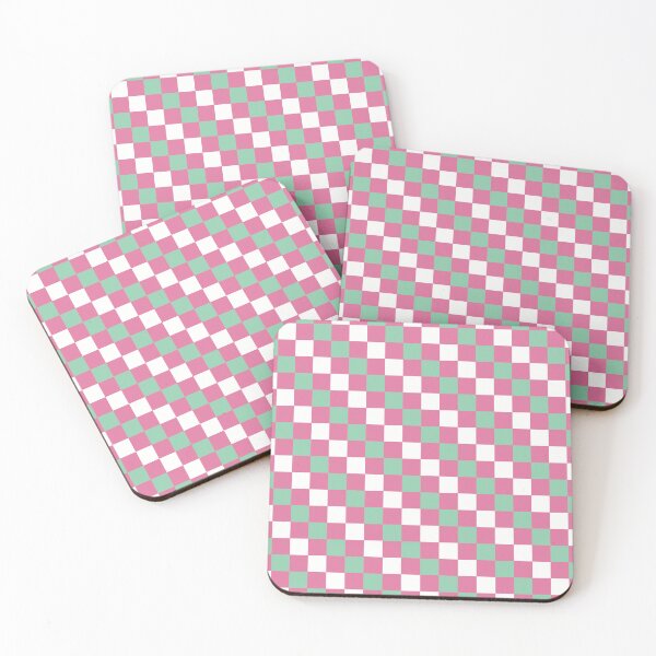 Item preview, Checkered Pattern Green and Pink designed and sold by Manic Purgatory.