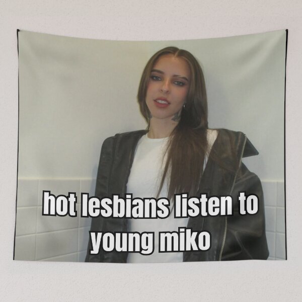 Item preview, Hot Lesbians Listen To Young Miko 4 designed and sold by moonna designs.