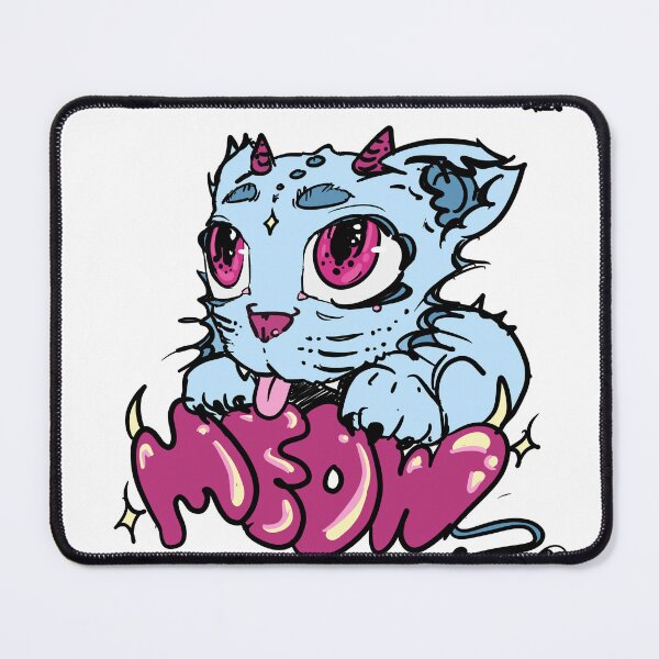 Item preview, MEOW white designed and sold by bimbetta.art.