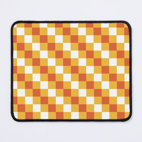 Item preview, Checkered Pattern Orange and Yellow designed and sold by Manic Purgatory.