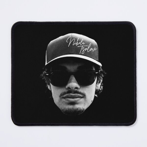 Item preview, Nikola Tsolov Halftone Big Head Portrait Bulgarian Racing Driver designed and sold by AnAzArt.