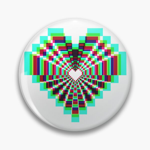 Item preview, Pixel Heart -  Synthwave designed and sold by animinimal.
