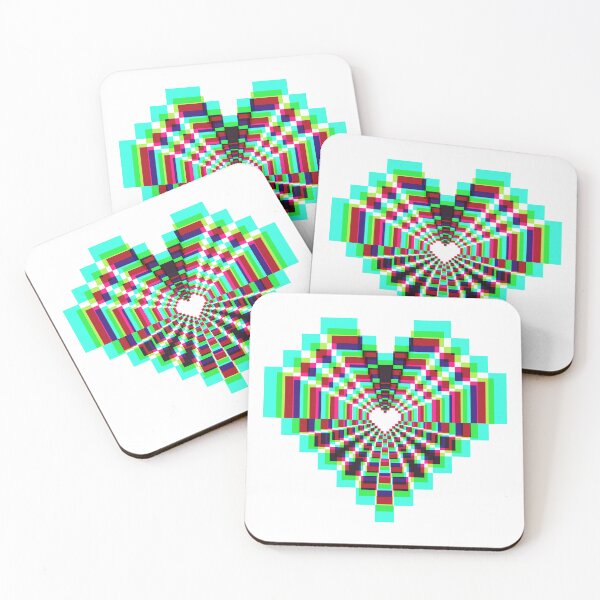 Item preview, Pixel Heart -  Synthwave designed and sold by animinimal.