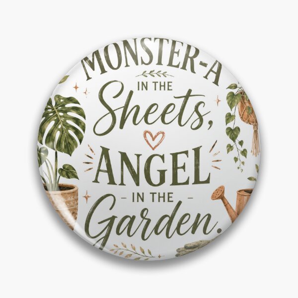 Item preview, Monster-a in the sheets, angel in the garden. designed and sold by FitEnvy.