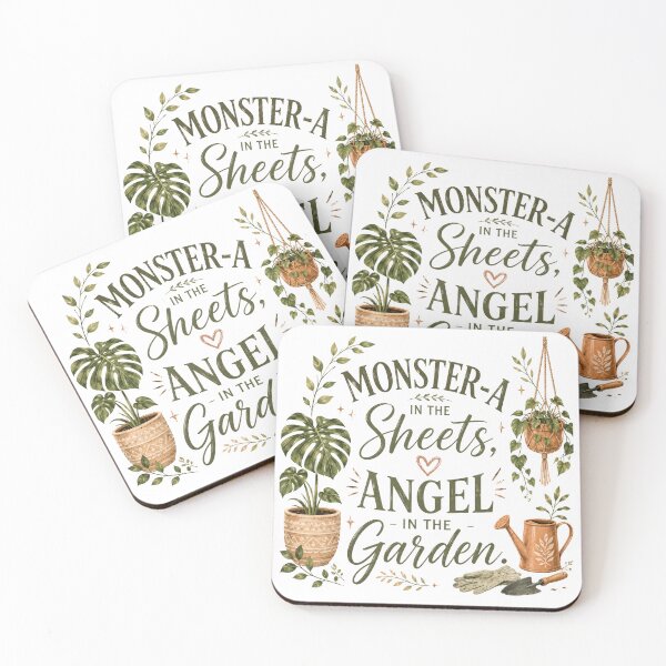 Item preview, Monster-a in the sheets, angel in the garden. designed and sold by FitEnvy.