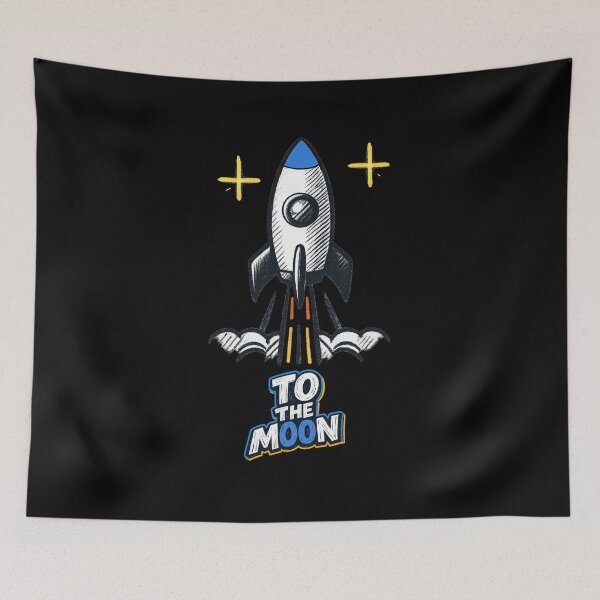 Item preview, Cute hand drawn space rocket design for dreamers and future astronauts designed and sold by Rocket&Stars.
