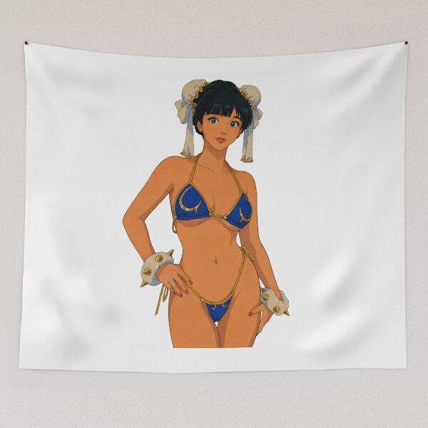 Item preview, Swimsuit Pin-Up | Street Fighter Fan Art | Classic Western Animation Style designed and sold by  Hollow Moon Studios..