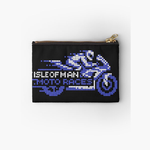 Item preview, Isle of Man Moto Races 8 Bit Pixel Art Motorcycle Racing Graphic designed and sold by KiwiRider.