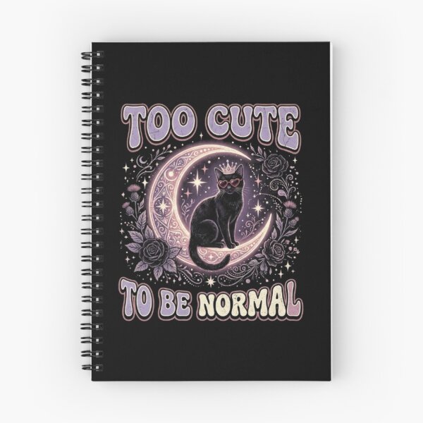 Item preview, “Too Cute Black Cat Moon Design” designed and sold by Dogandesighn.