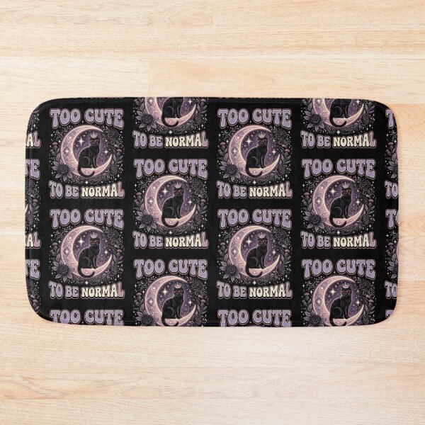 Item preview, “Too Cute Black Cat Moon Design” designed and sold by Dogandesighn.