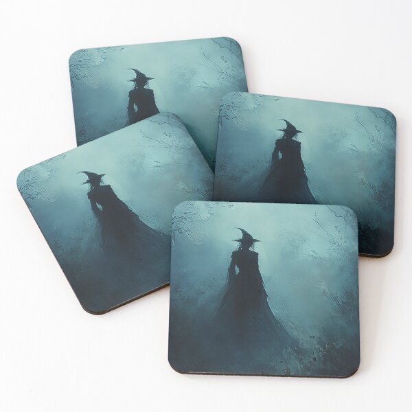 Item preview, Shadow Witch in the Mist – Dark Gothic Forest Fantasy Art designed and sold by WhimsyWink.