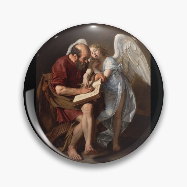 Item preview, Saint Matthew and the Angel designed and sold by artofuniverse.