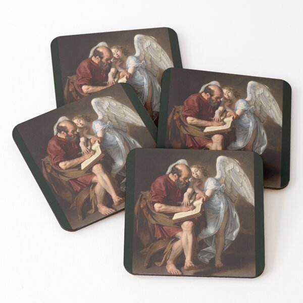 Item preview, Saint Matthew and the Angel designed and sold by artofuniverse.