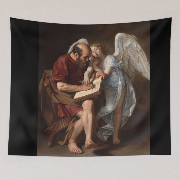 Item preview, Saint Matthew and the Angel designed and sold by artofuniverse.