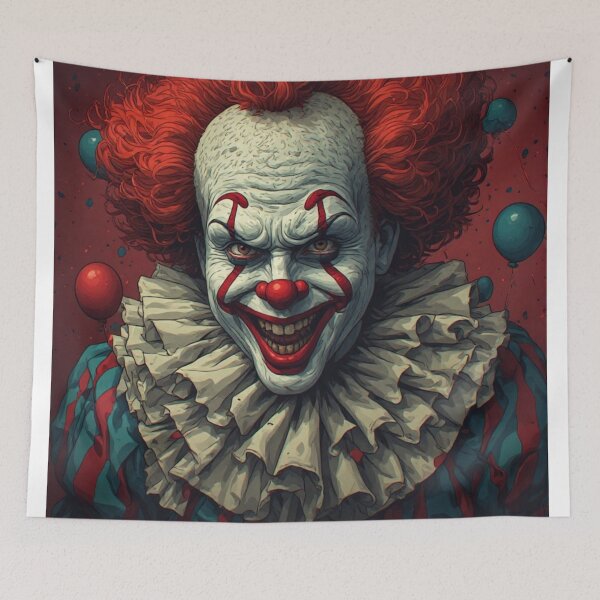 Item preview, Creepy clown designed and sold by Kari's shop.